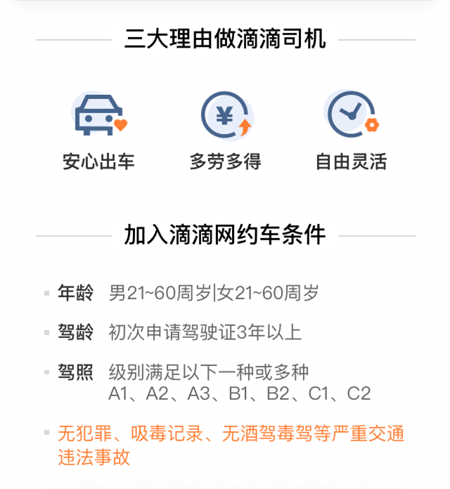 成为滴滴司机，赚第二份收入