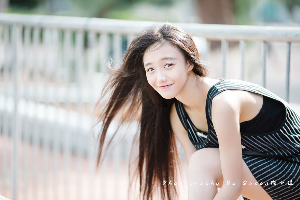 打篮球的小清新女神，因为你爱上篮球